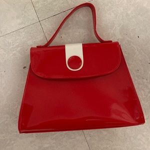 Small red Olivia purse